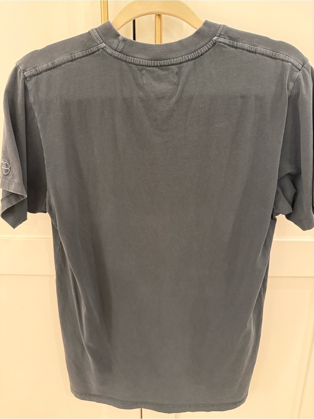 Anine Bing Vintage-Style Graphic Tee in Charcoal Gray - Picture 5 of 5